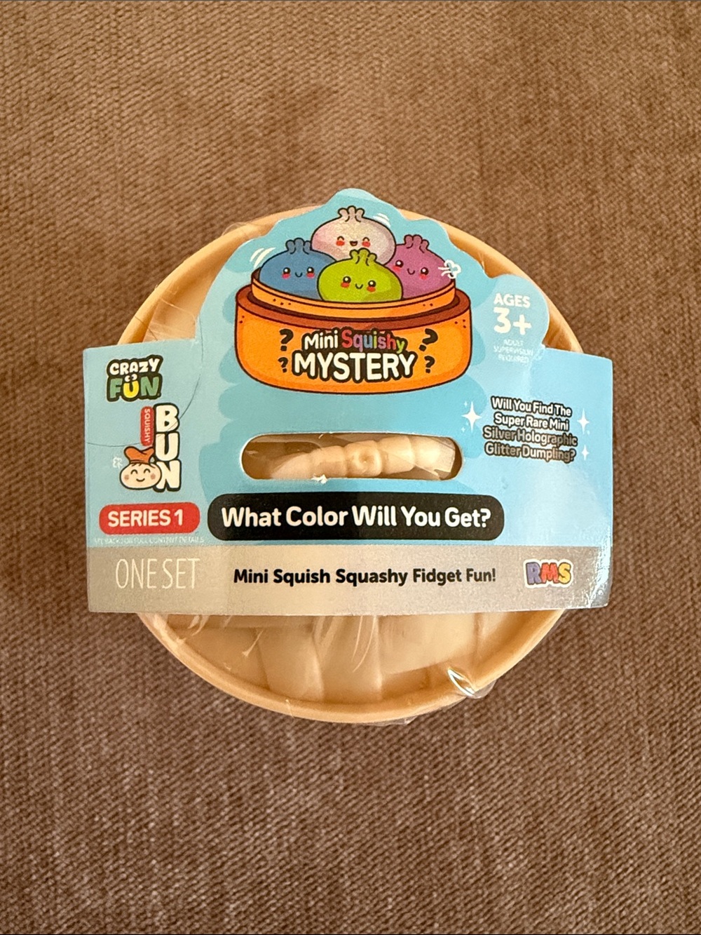 RMS Mini Squishy Mystery Dumpling Silver Holographic Edition